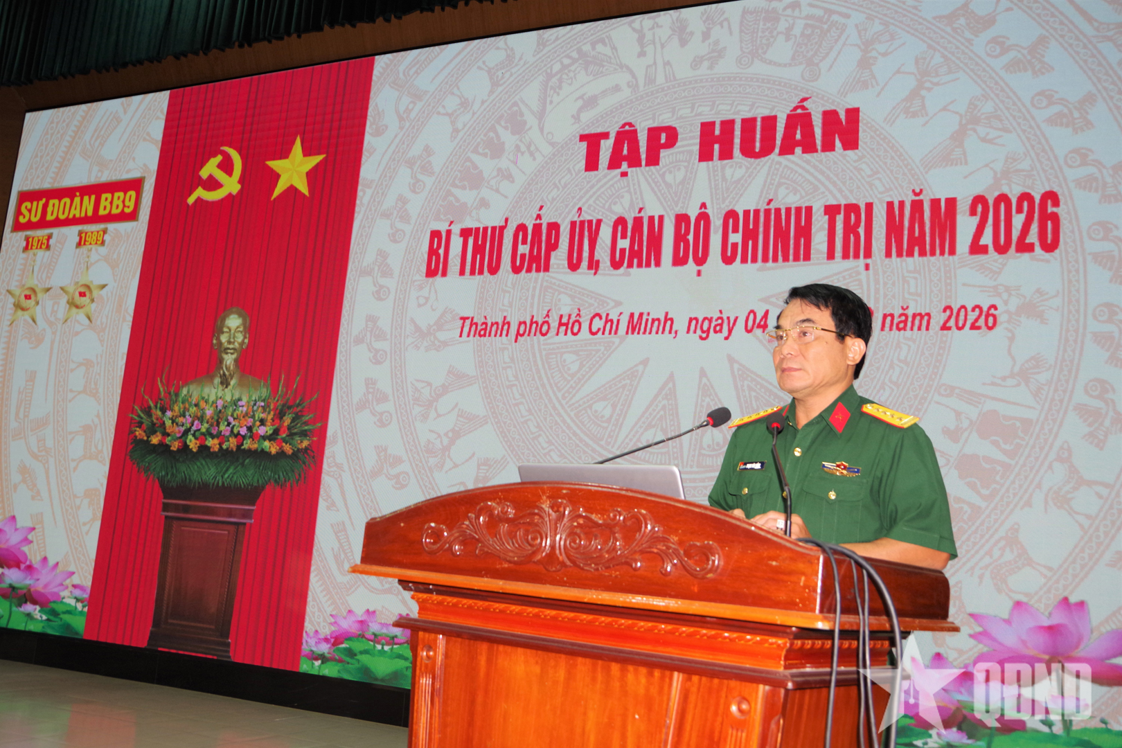 Sư đoàn 9 (Quân đoàn 34) nâng cao trình độ cán bộ chính trị